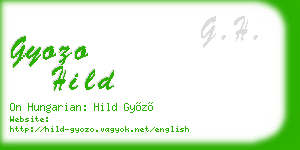 gyozo hild business card