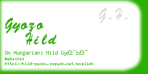 gyozo hild business card